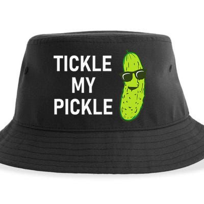 Tickle My Pickle Funny Jokes Sarcastic Sustainable Bucket Hat