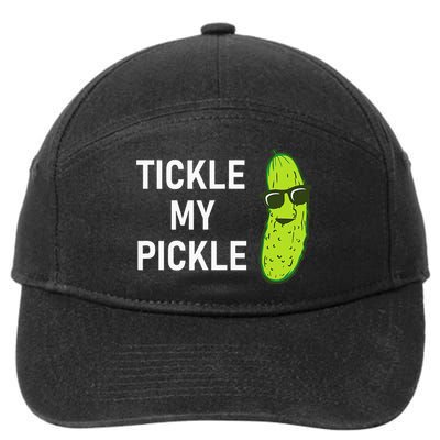 Tickle My Pickle Funny Jokes Sarcastic 7-Panel Snapback Hat