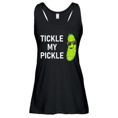 Tickle My Pickle Funny Jokes Sarcastic Ladies Essential Flowy Tank