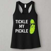 Tickle My Pickle Funny Jokes Sarcastic Womens Tank Top