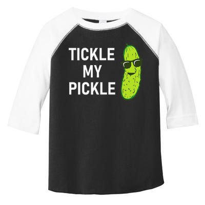 Tickle My Pickle Funny Jokes Sarcastic Toddler Fine Jersey T-Shirt