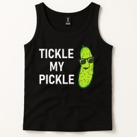 Tickle My Pickle Funny Jokes Sarcastic Tank Top
