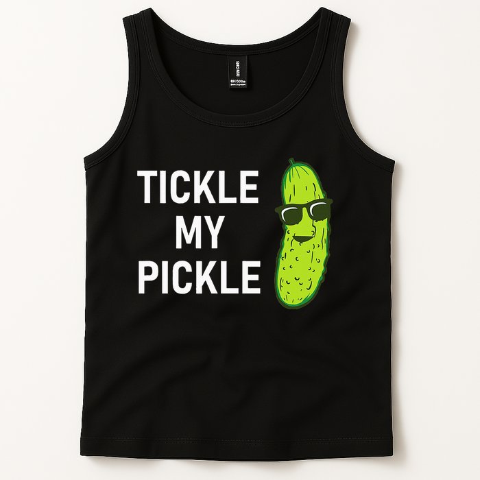 Tickle My Pickle Funny Jokes Sarcastic Tank Top