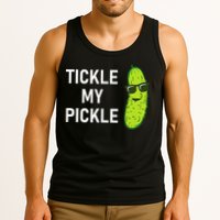 Tickle My Pickle Funny Jokes Sarcastic Tank Top