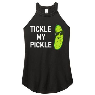 Tickle My Pickle Funny Jokes Sarcastic Women's Perfect Tri Rocker Tank