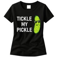 Tickle My Pickle Funny Jokes Sarcastic Womens T-Shirt