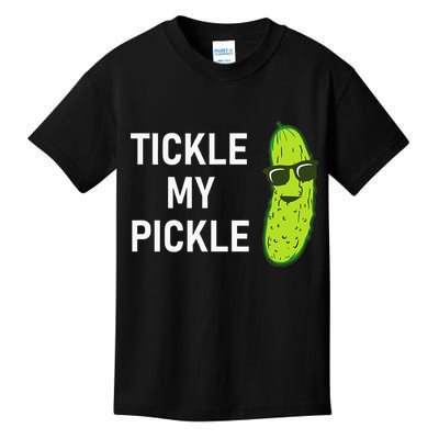 Tickle My Pickle Funny Jokes Sarcastic Kids T-Shirt