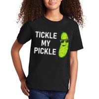 Tickle My Pickle Funny Jokes Sarcastic Kids T-Shirt