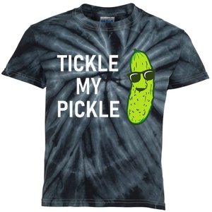 Tickle My Pickle Funny Jokes Sarcastic Kids Tie-Dye T-Shirt