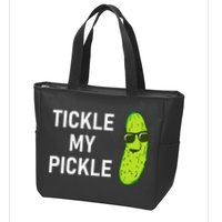 Tickle My Pickle Funny Jokes Sarcastic Zip Tote Bag