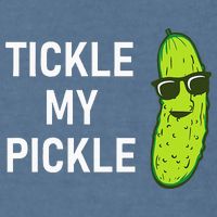 Tickle My Pickle Funny Jokes Sarcastic Garment-Dyed Sweatshirt