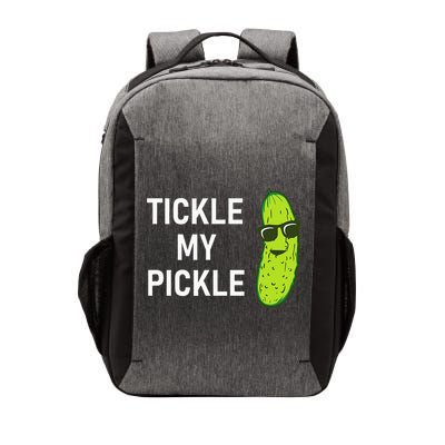 Tickle My Pickle Funny Jokes Sarcastic Vector Backpack