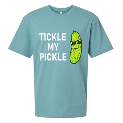 Tickle My Pickle Funny Jokes Sarcastic Sueded Cloud Jersey T-Shirt