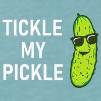 Tickle My Pickle Funny Jokes Sarcastic Sueded Cloud Jersey T-Shirt
