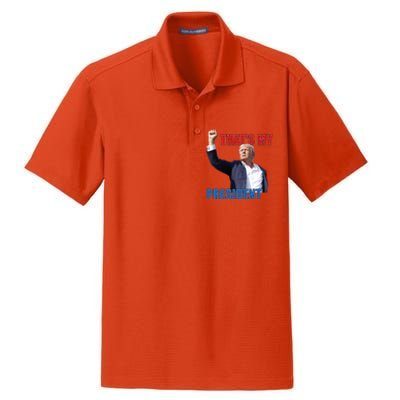 Thats My President Trump 2024 Donald Trump Survived Shooter Dry Zone Grid Polo