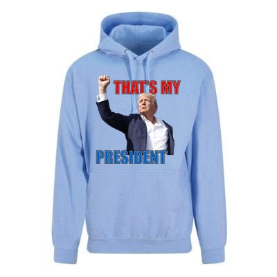 Thats My President Trump 2024 Donald Trump Survived Shooter Unisex Surf Hoodie