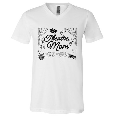 Theatre Mom Performing Arts V-Neck T-Shirt