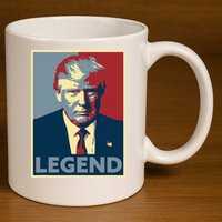Trump Mugshot Poster The Mugshot 11oz C Handle Ceramic Mug