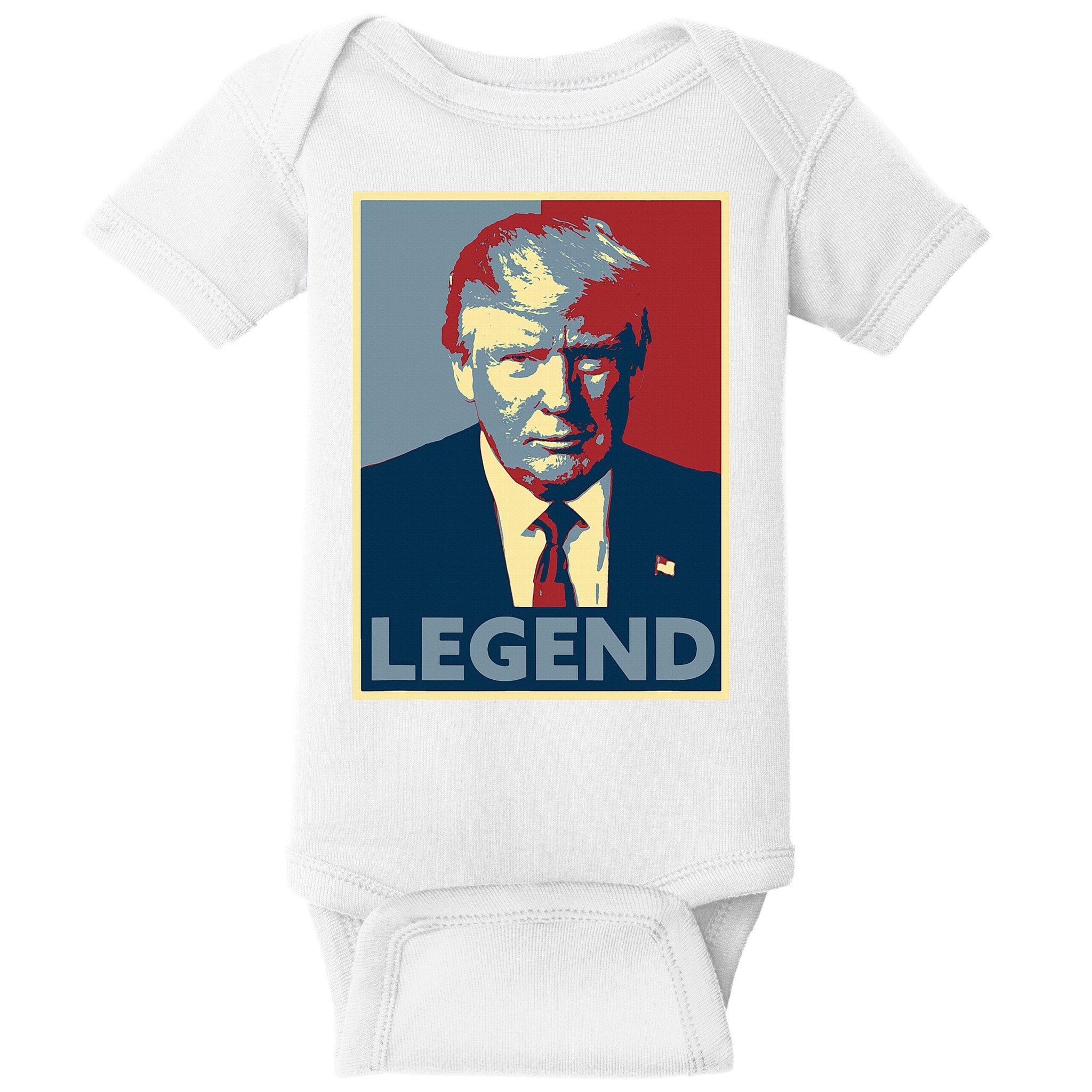 Trump Mugshot Poster The Mugshot Baby Bodysuit