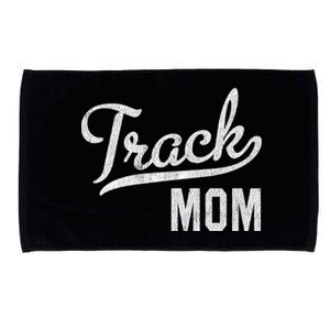 Track Mom Proud Track And Field Mom Gift Microfiber Hand Towel