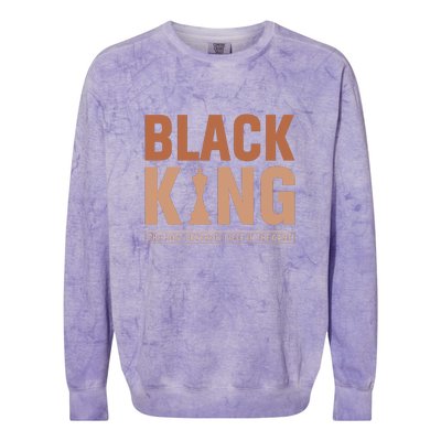 The Most Powerful Piece In The Game Black King Colorblast Crewneck Sweatshirt