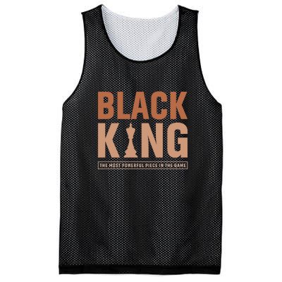 The Most Powerful Piece In The Game Black King Mesh Reversible Basketball Jersey Tank