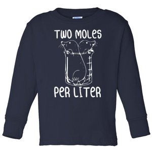 Two Moles Per Liter Toddler Long Sleeve Shirt