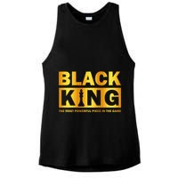 The most powerful piece in the game Black King Ladies PosiCharge Tri-Blend Wicking Tank