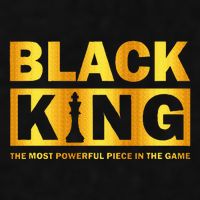 The most powerful piece in the game Black King Ladies PosiCharge Tri-Blend Wicking Tank