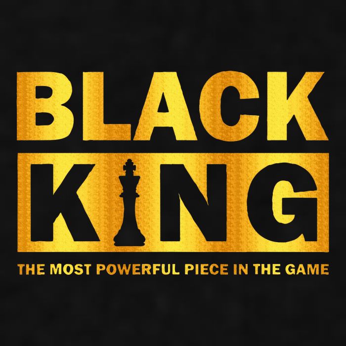 The most powerful piece in the game Black King Ladies PosiCharge Tri-Blend Wicking Tank
