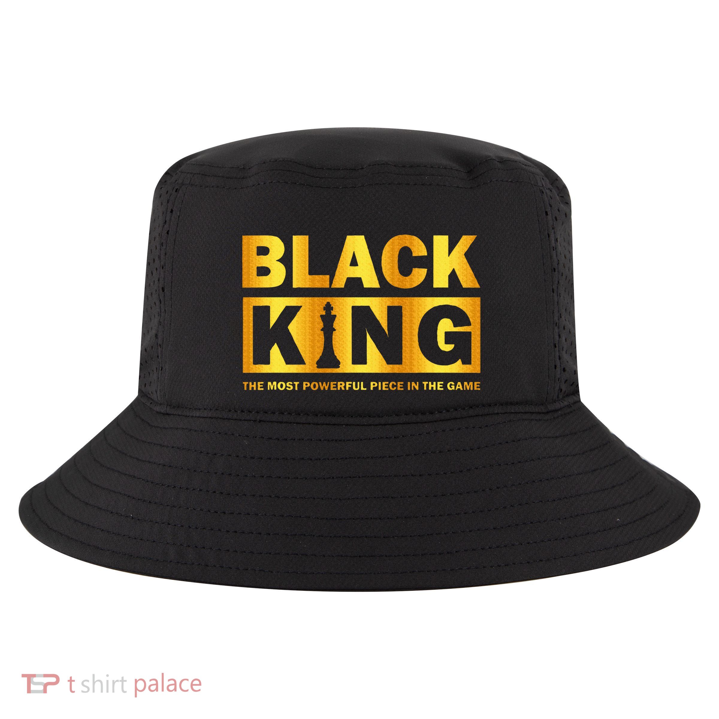 The most powerful piece in the game Black King Cool Comfort Performance Bucket Hat