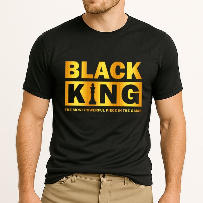 The most powerful piece in the game Black King Performance Shirt