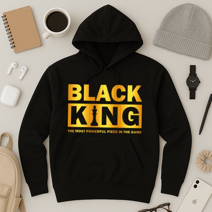 The most powerful piece in the game Black King Hoodie