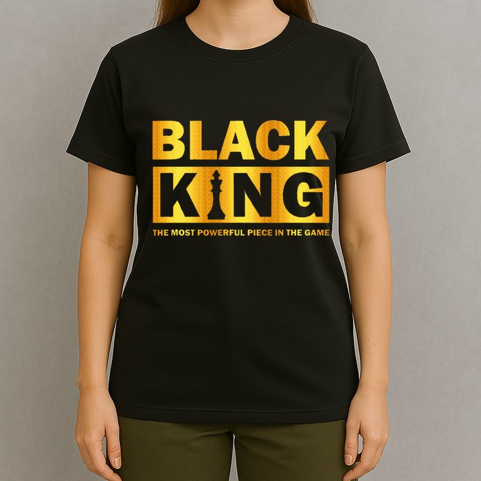 The most powerful piece in the game Black King T-Shirt