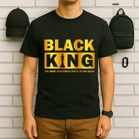 The most powerful piece in the game Black King T-Shirt