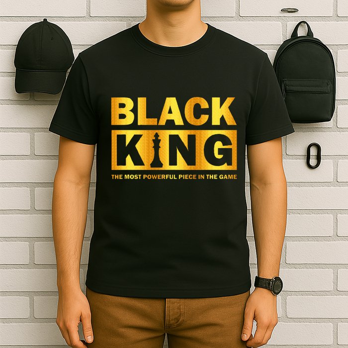 The most powerful piece in the game Black King T-Shirt