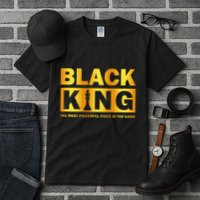 The most powerful piece in the game Black King Tall T-Shirt