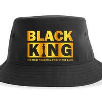 The most powerful piece in the game Black King Sustainable Bucket Hat