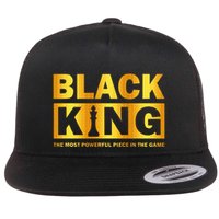 The most powerful piece in the game Black King Flatbill Hat