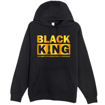 The most powerful piece in the game Black King Premium Pullover Hoodie