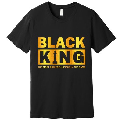 The most powerful piece in the game Black King Premium T-Shirt