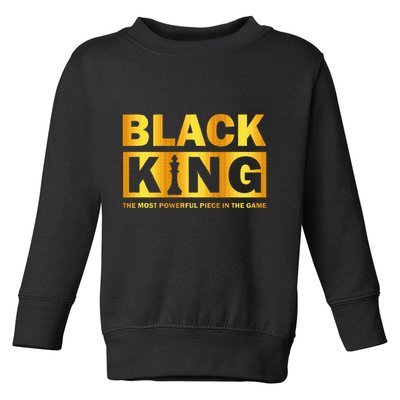 The most powerful piece in the game Black King Toddler Sweatshirt