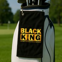 The most powerful piece in the game Black King Golf Towel
