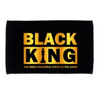 The most powerful piece in the game Black King Microfiber Hand Towel