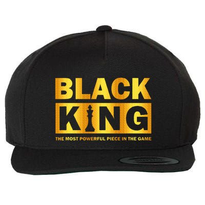 The most powerful piece in the game Black King Wool Snapback Cap