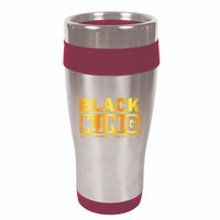 The most powerful piece in the game Black King 16oz Travel Tumbler