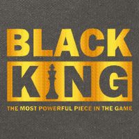 The most powerful piece in the game Black King Cotton Canvas Backpack
