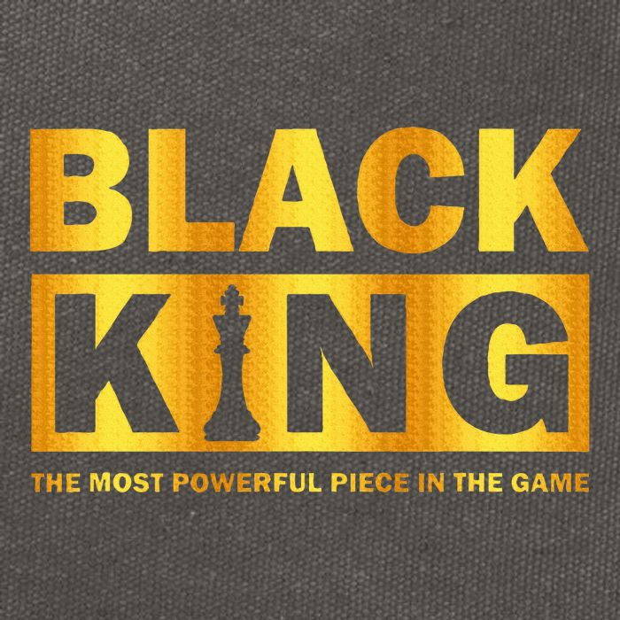 The most powerful piece in the game Black King Cotton Canvas Backpack