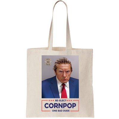 Trump Mugshot ReElect Cornpop One Bad Dude Bag