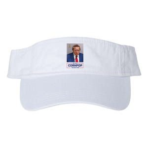 Trump Mugshot ReElect Cornpop One Bad Dude Valucap Bio-Washed Visor